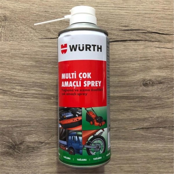 Würth 0893 055 40 400ml Multi Çok Amaçlı Sprey Yağlama Ve Sızma Özellikli 