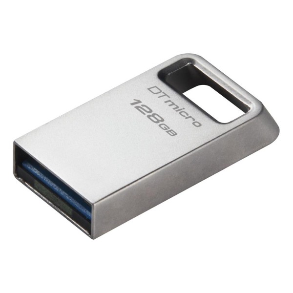 Kingston DTMC3G2-128GB DataTraveler Micro 200MB-s Metal USB 3.2 Gen 1 Flash Bellek Kingston DTMC3G2-128GB DataTraveler Micro 200MB-s Metal USB 3.2 Gen 1 Flash Bellek