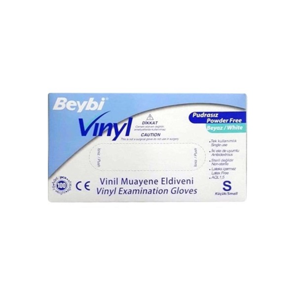 Beybi Vinill Eldiven Pudrasız Small Beybi Vinill Eldiven Pudrasız Small