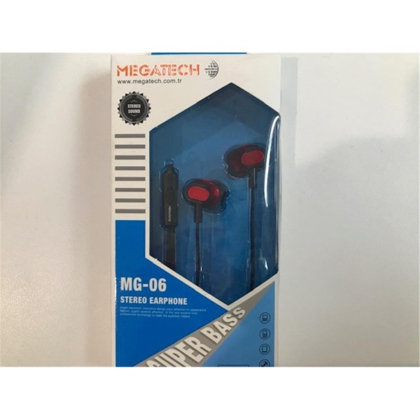 Megatech MG-06 Kırmızı Mikrofonlu Kulaklık Megatech MG-06 Kırmızı Mikrofonlu Kulaklık