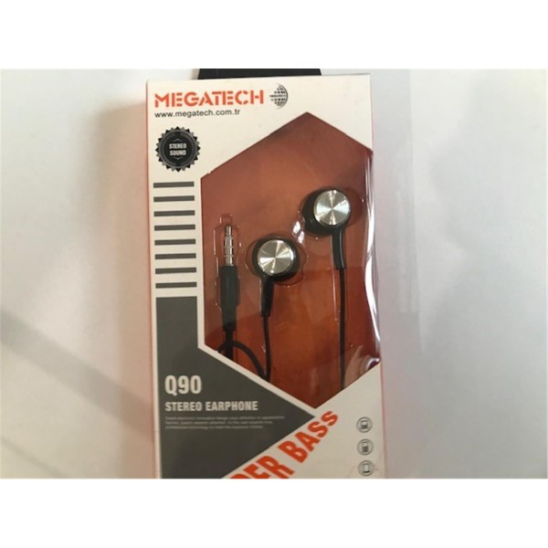 Megatech QG-90 Siyah Mikrofonlu Kulaklık Mıknatıslı Megatech QG-90 Siyah Mikrofonlu Kulaklık Mıknatıslı