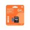 Adata 64GB Premier microSDXC Card with Adapter UHS-I Class10 V10 Hafıza Kartı