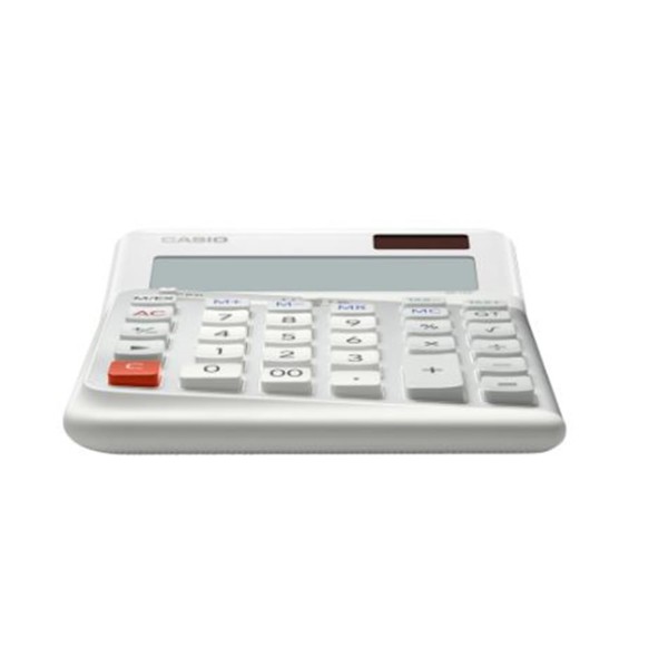 Casio DE-12E-WE Beyaz 12 Hane Masa Üstü Ergonomik Tuşlu Hesap Makinesi Casio DE-12E-WE Beyaz 12 Hane Masa Üstü Ergonomik Tuşlu Hesap Makinesi