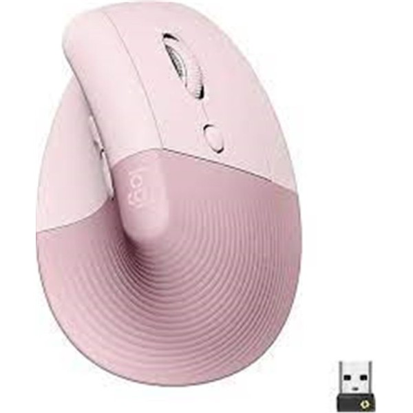 Logitech 910-006478 Lift Kablosuz Ergonomik Dikey Rose Mouse Logitech 910-006478 Lift Kablosuz Ergonomik Dikey Rose Mouse