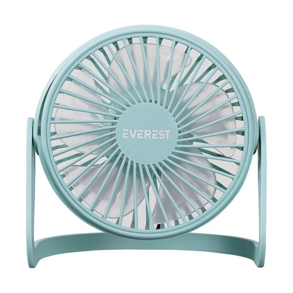 Everest EFN-505 Masaüstü Turkuaz Usb Fan (145mmx141mmx105 mm) Everest EFN-505 Masaüstü Turkuaz Usb Fan (145mmx141mmx105 mm)