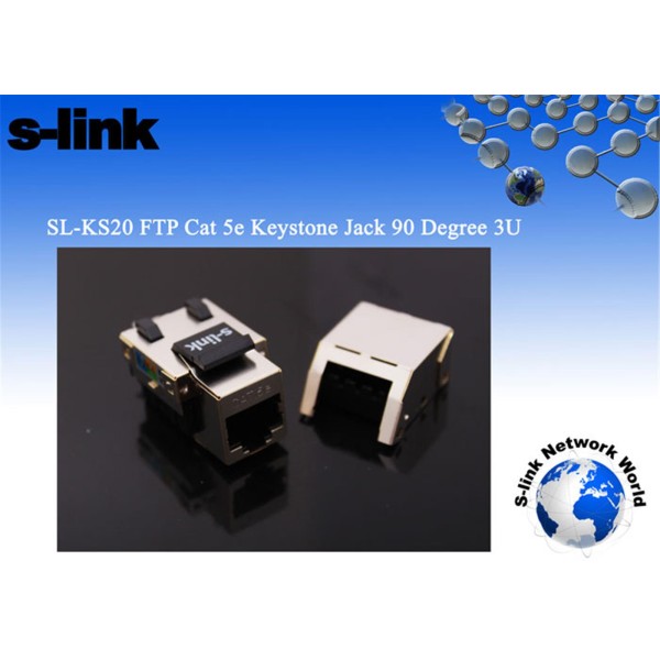 S-link SL-KS20 FTP CAT5E Kestone Jack3U 90 Dek S-link SL-KS20 FTP CAT5E Kestone Jack3U 90 Dek