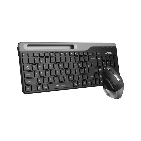 A4 Tech Fstyler FB2535C Gri Bluetooth+2.4G Nano Fn Multimedya Klavye Şarjlı Mouse Set A4 Tech Fstyler FB2535C Gri Bluetooth+2.4G Nano Fn Multimedya Klavye Şarjlı Mouse Set