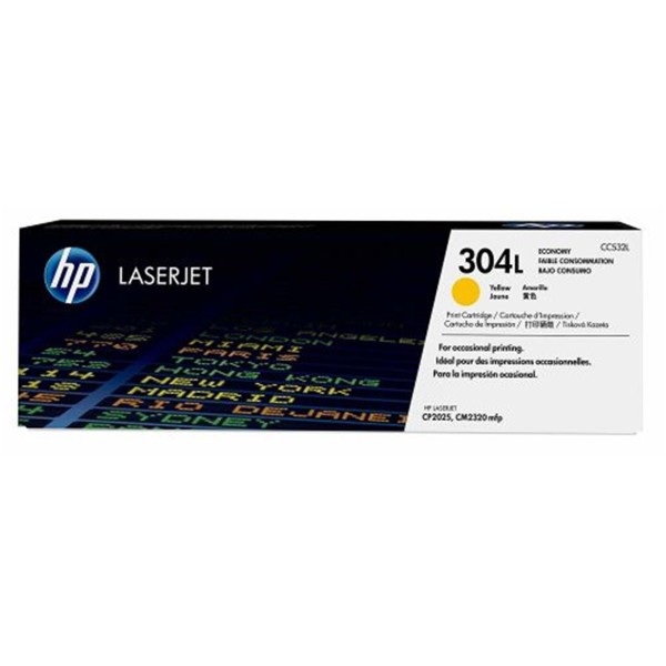HP 304L Yellow Sarı 1.400 Sayfa Ekonomik Toner CC532L HP 304L Yellow Sarı 1.400 Sayfa Ekonomik Toner CC532L
