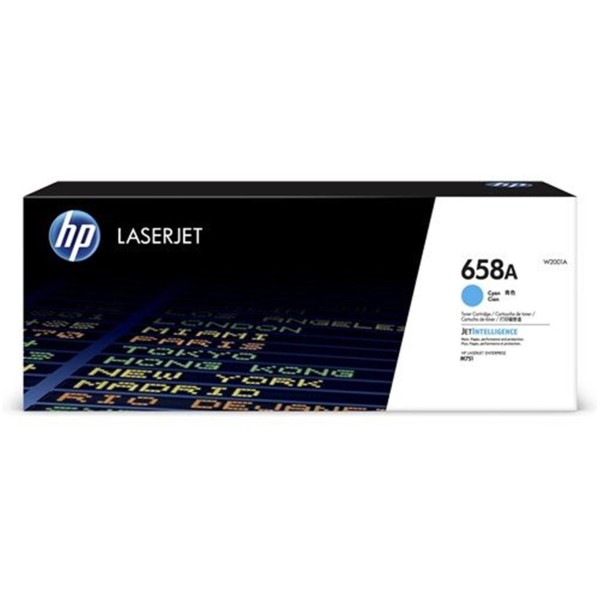 HP 658A Cyan Mavi 6.000 Sayfa Toner W2001A HP 658A Cyan Mavi 6.000 Sayfa Toner W2001A