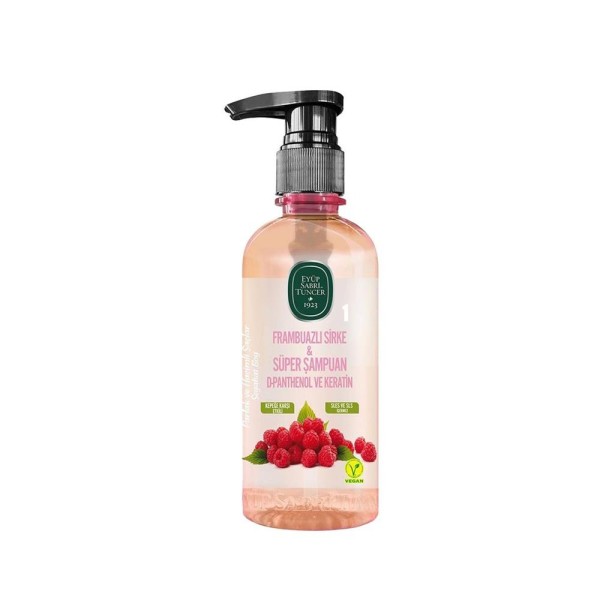 Frambuazlı Sirke Süper Şampuan 100 ml Seyahat Boy Pet Şişe Frambuazlı Sirke Süper Şampuan 100 ml Seyahat Boy Pet Şişe