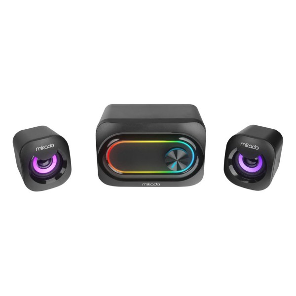 Mikado Md-511 5w+3wx2 Usb Rgb Ledli 2+1 Gaming Speaker (11 W) Mikado Md-511 5w+3wx2 Usb Rgb Ledli 2+1 Gaming Speaker (11 W)
