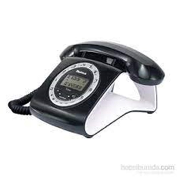 Multitek Retro Özel Tasarımlı Kablolu Siyah-Kırmızı-Gri-Turuncu-Beyaz Masa Üstü Telefon Multitek Retro Özel Tasarımlı Kablolu Siyah-Kırmızı-Gri-Turuncu-Beyaz Masa Üstü Telefon