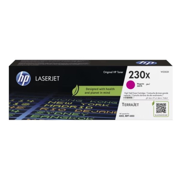 HP 230X Magenta Kırmızı 5.500 Sayfa Toner W2303X HP 230X Magenta Kırmızı 5.500 Sayfa Toner W2303X