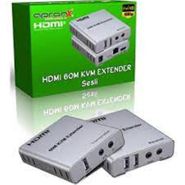 Apronx APX-USB60M 60M Cat5e-Cat6 60metre USB Full HD Extender Apronx APX-USB60M 60M Cat5e-Cat6 60metre USB Full HD Extender