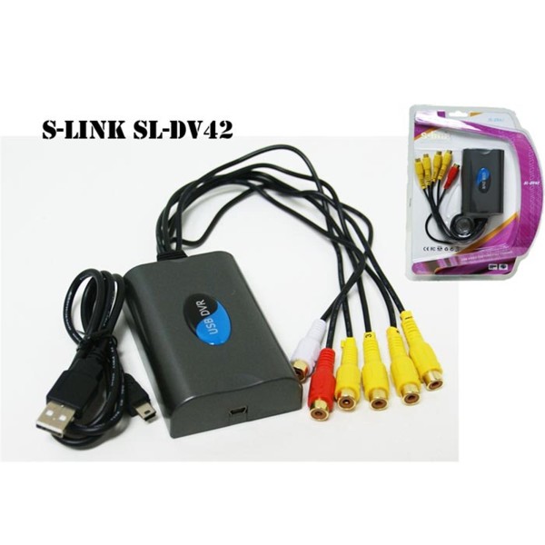 S-link SL-DV42 Usb To DVR 4 Port Adaptör S-link SL-DV42 Usb To DVR 4 Port Adaptör
