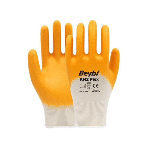 Beybi Nitril PMK KN2 Flex 9 Beden Nitril Kaplı Pamuk Eldiven (3121x)¾ Nitril Kaplıdır Beybi Nitril PMK KN2 Flex 9 Beden Nitril Kaplı Pamuk Eldiven (3121x)¾ Nitril Kaplıdır