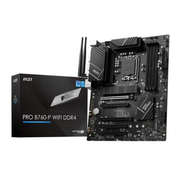 Msı PRO B760-P WIFI DDR4 Intel B760 Soket 1700 DDR4 5333(OC)MHz ATX Gaming (Oyuncu) Anakart Msı PRO B760-P WIFI DDR4 Intel B760 Soket 1700 DDR4 5333(OC)MHz ATX Gaming (Oyuncu) Anakart