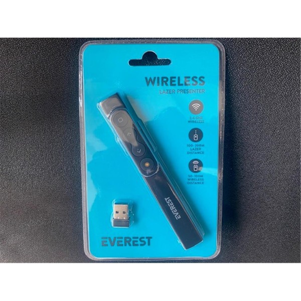 Everest PSN-19 2.4Ghz Kablosuz Profesyonel Sunum Cihazı Everest PSN-19 2.4Ghz Kablosuz Profesyonel Sunum Cihazı