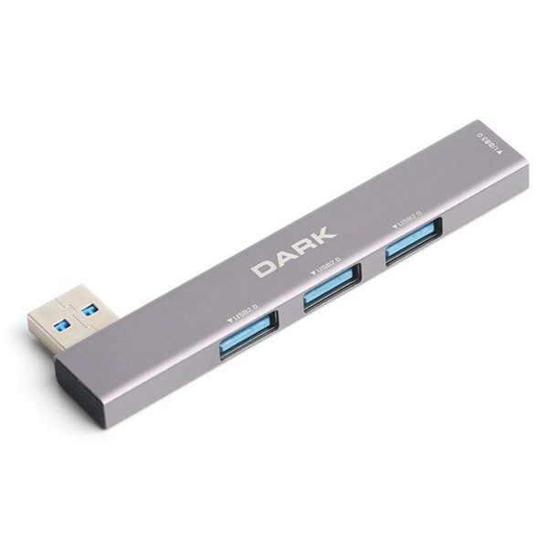 Dark DK AC USB34A 4 Port USB HUB USA-A 1XUSB-A3.0 3XUSB-A2.0 Dark DK AC USB34A 4 Port USB HUB USA-A 1XUSB-A3.0 3XUSB-A2.0