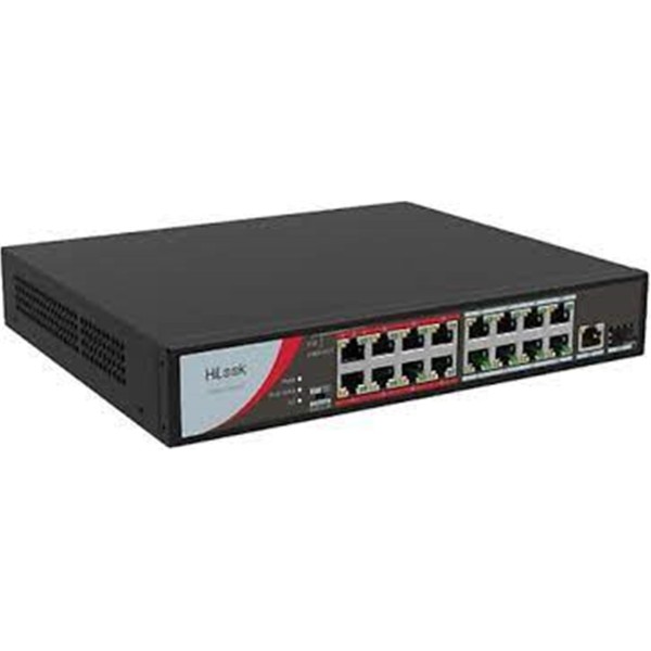 Hilook NS-0318P-130(B) 16 Port 10-100 Poe Switch 1x1000 Mbps RJ45 Port, 1x1000 Mbps SFP Hilook NS-0318P-130(B) 16 Port 10-100 Poe Switch 1x1000 Mbps RJ45 Port, 1x1000 Mbps SFP