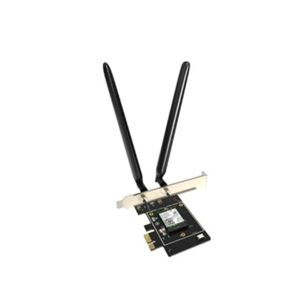 Tenda E33 AX5400 Wi-Fi 6 + Bluetooth 5.0 PCI-E Adaptör Tenda E33 AX5400 Wi-Fi 6 + Bluetooth 5.0 PCI-E Adaptör
