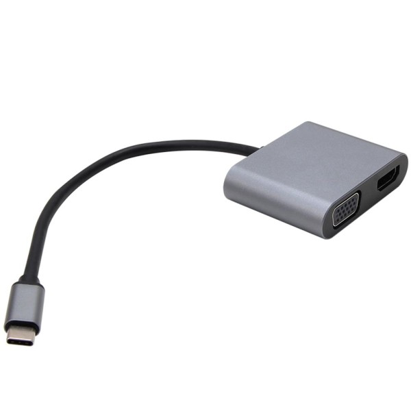 Vcom CU4512 Type-C To Hdmi+Vga+Usb2.0+ Type-C Çevirici Vcom CU4512 Type-C To Hdmi+Vga+Usb2.0+ Type-C Çevirici