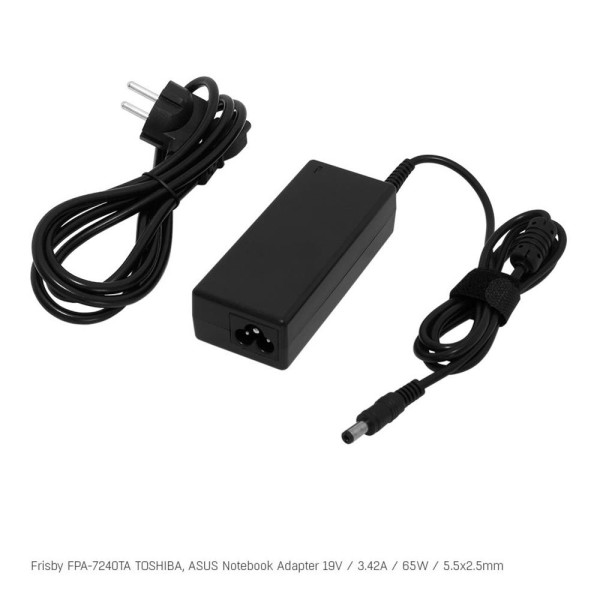 Frisby FPA-7240TA Notebook Adaptör (Toshiba, Asus) 19V 3.42A (Uç Boyutu : 5.5 x 2.5mm) Frisby FPA-7240TA Notebook Adaptör (Toshiba, Asus) 19V 3.42A (Uç Boyutu : 5.5 x 2.5mm)
