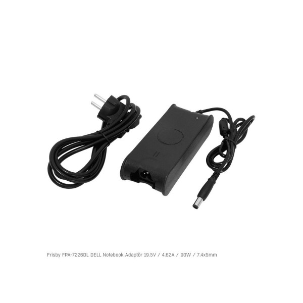 Frisby FPA-7226DL Notebook Adaptör (Dell) 19.5V 4.62A (Uç Boyutu : 7.4 x 5.0mm) Frisby FPA-7226DL Notebook Adaptör (Dell) 19.5V 4.62A (Uç Boyutu : 7.4 x 5.0mm)