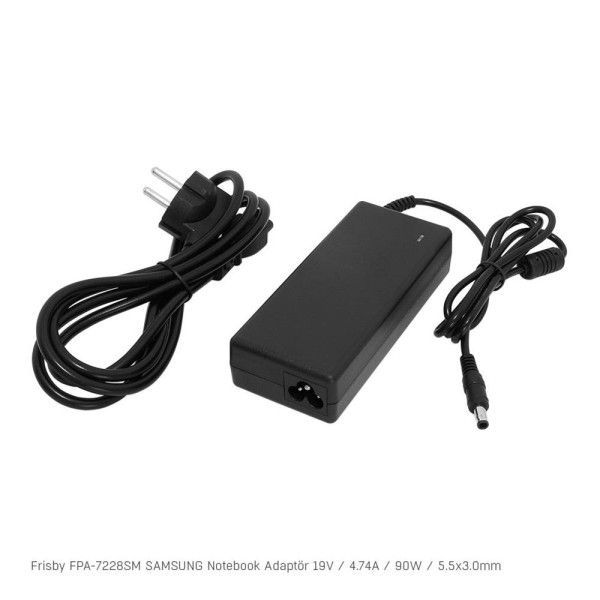 Frisby FPA-7228SM Notebook Adaptör (Samsung) 19V 4.74A (Uç Boyutu : 5.5 x 3.0mm) Frisby FPA-7228SM Notebook Adaptör (Samsung) 19V 4.74A (Uç Boyutu : 5.5 x 3.0mm)