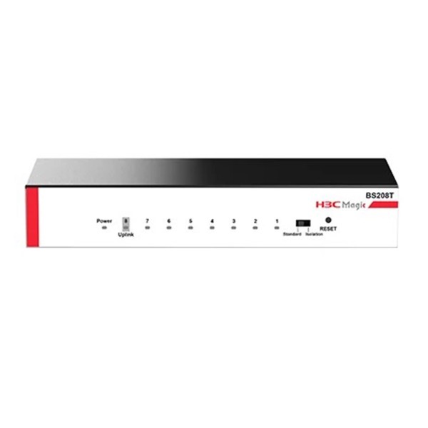 H3C Magic BS208T 8 Port 10-100-1000 Mbps Metal Kasa Swich H3C Magic BS208T 8 Port 10-100-1000 Mbps Metal Kasa Swich