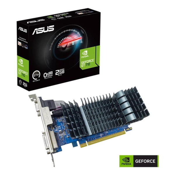 Asus GeForce 2GB GT710-SL-2GD5-BRK-EVO 64 bit 954MHz DVI,HDMI Low Profil Ekran Kartı Asus GeForce 2GB GT710-SL-2GD5-BRK-EVO 64 bit 954MHz DVI,HDMI Low Profil Ekran Kartı