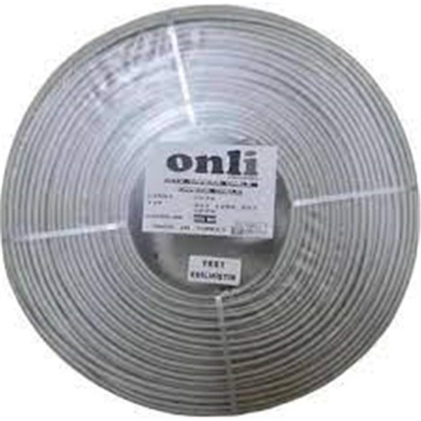 Onli ON-4140 4+1 1x0,50 mini Coax 2x0,50mm 100 metre CCA Kamera Kablosu Onli ON-4140 4+1 1x0,50 mini Coax 2x0,50mm 100 metre CCA Kamera Kablosu