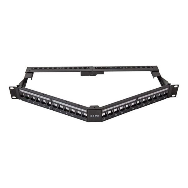 S-link SL-P625 24 lü Kolay Kullanımlı, UTP BOŞ V Şeklinde Patch Panel S-link SL-P625 24 lü Kolay Kullanımlı, UTP BOŞ V Şeklinde Patch Panel
