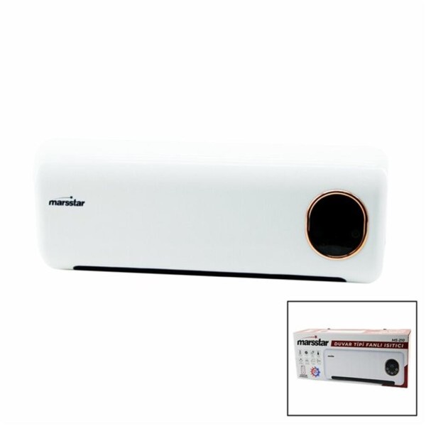 Marsstar MS-210 (Ms-400) 2000 W Uzaktan Kumandalı Duvar Tipi Fanlı Isıtıcı Marsstar MS-210 (Ms-400) 2000 W Uzaktan Kumandalı Duvar Tipi Fanlı Isıtıcı