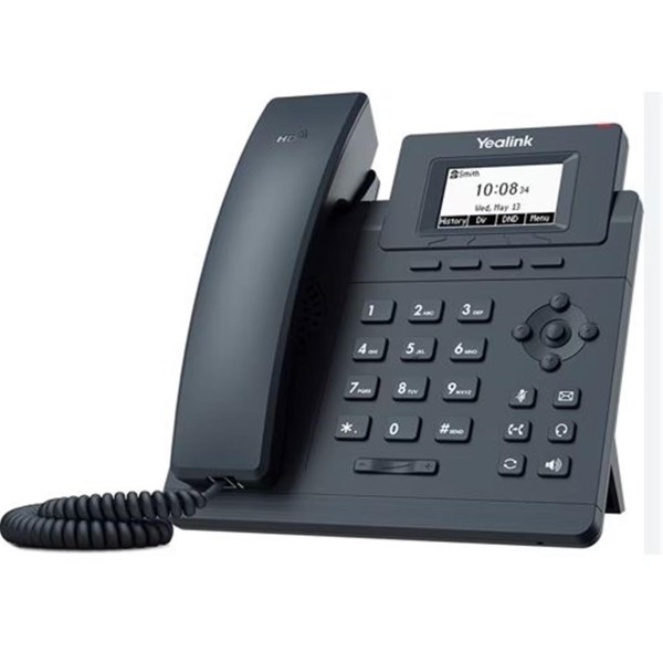 Yealink T30P IP Telefon PoE Destekli Adaptör Dahil