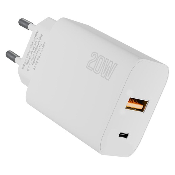 Hytech HY-XE46 Type USB-C 20W PD +USB QC 3.0 Hızlı Ev Şarj Adaptörü Hytech HY-XE46 Type USB-C 20W PD +USB QC 3.0 Hızlı Ev Şarj Adaptörü