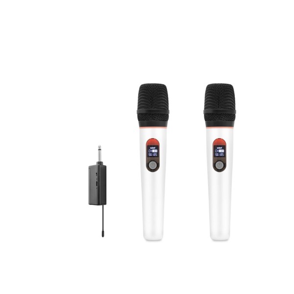 Hadron HDX2791B Beyaz  Kablosuz (WIRELESS) 2Lİ Mikrofon