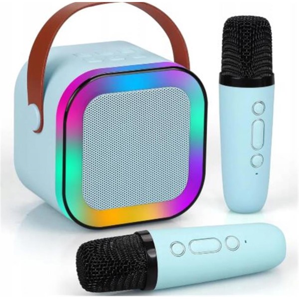 WowKids SY13 İki Mikrofonlu Mavi Karaoke Speaker WowKids SY13 İki Mikrofonlu Mavi Karaoke Speaker