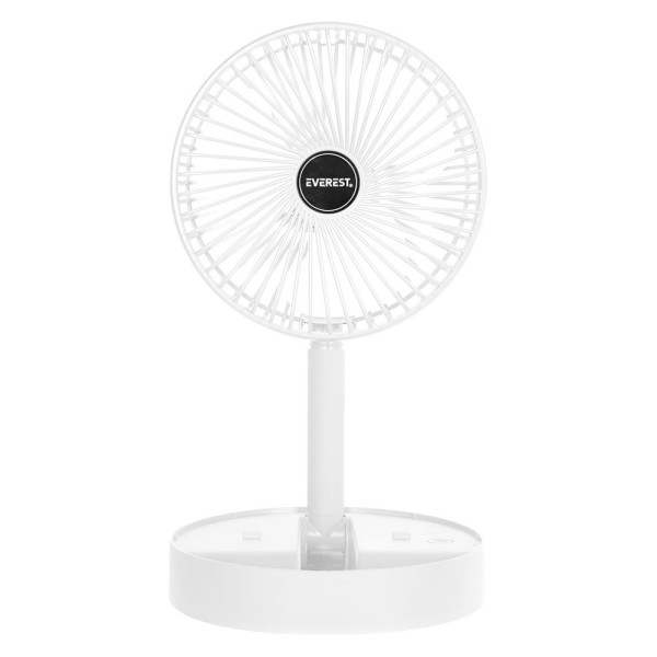 Everest EFN-605 Masaüstü Şarj Edilebilir Beyaz 800mAh Usb Fan Everest EFN-605 Masaüstü Şarj Edilebilir Beyaz 800mAh Usb Fan