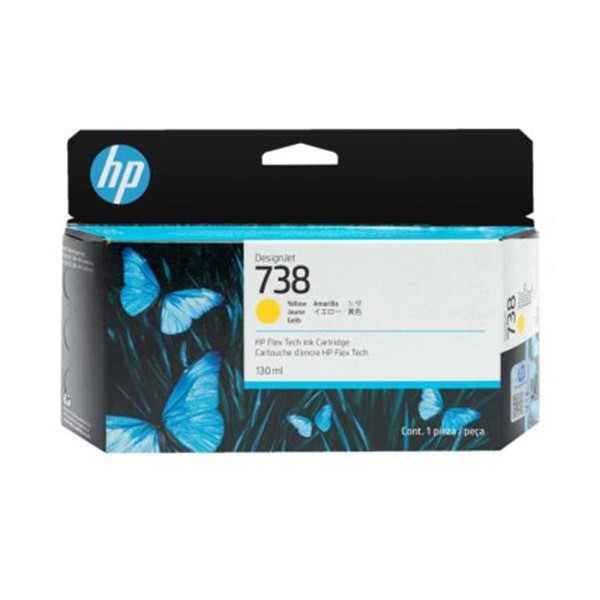 HP 738 Yellow Sarı 130ML Plotter Kartuşu 498N7A HP 738 Yellow Sarı 130ML Plotter Kartuşu 498N7A
