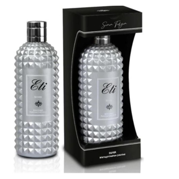 Eti BOUTIQUE Silver Cam Şişe Kolonya 300ml Eti BOUTIQUE Silver Cam Şişe Kolonya 300ml