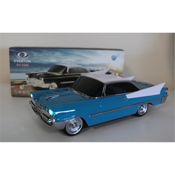 EVERTON RT-1950 Turkuaz Arabalı Bluetooth Fm-Usb-Tf-Aux Şarjlı Nostaljik Radyo EVERTON RT-1950 Turkuaz Arabalı Bluetooth Fm-Usb-Tf-Aux Şarjlı Nostaljik Radyo