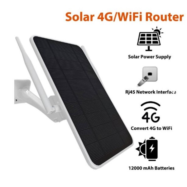 Apronx APX-SR406 Wireless 4G Solar Modem 6w (8 Kullanıcı) 12000mAh
