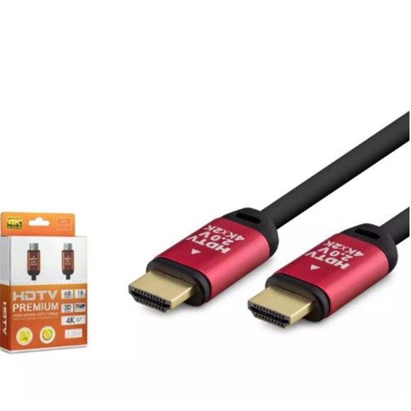 HADRON HDX2037 HDMI (M) TO HDMI (M) KABLO PVC 4K 1.5M SİYAH HADRON HDX2037 HDMI (M) TO HDMI (M) KABLO PVC 4K 1.5M SİYAH