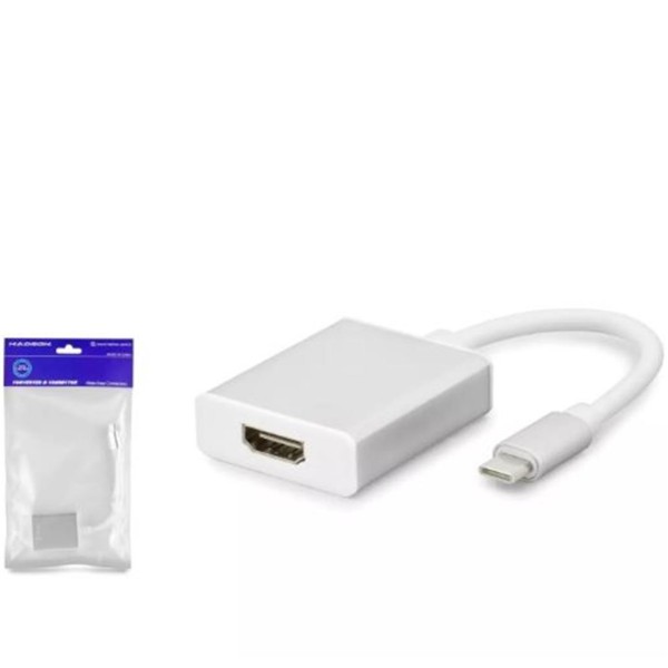HADRON HDX7760 TYPE-C (M) TO HDMI (F) ADAPTÖR BEYAZ HADRON HDX7760 TYPE-C (M) TO HDMI (F) ADAPTÖR BEYAZ