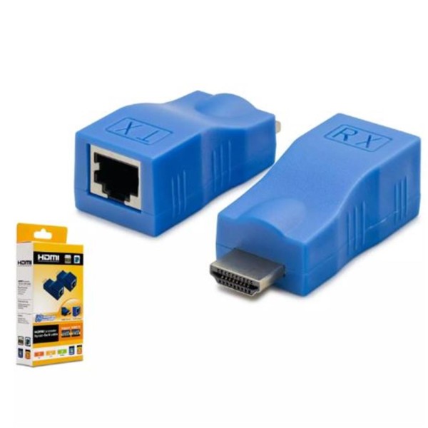 HADRON HDX1274 30M HDMI EXTENDER Receive X (Giriş) MAVİ HADRON HDX1274 30M HDMI EXTENDER Receive X (Giriş) MAVİ
