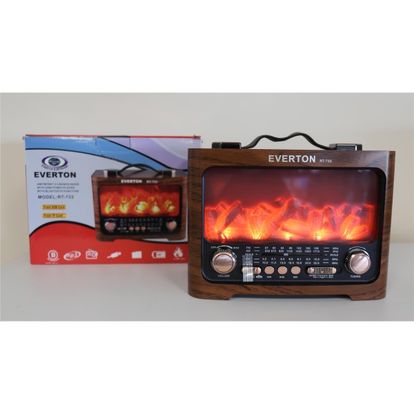 Everton Rt-733 Bluetooth Fm-Usb-Tf-Aux Şarjlı Nostaljik Radyo Everton Rt-733 Bluetooth Fm-Usb-Tf-Aux Şarjlı Nostaljik Radyo
