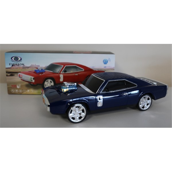 EVERTON RT-1959 Dark Blue  Arabalı  Bluetooth Fm-Usb-Tf-Aux Şarjlı Nostaljik Radyo