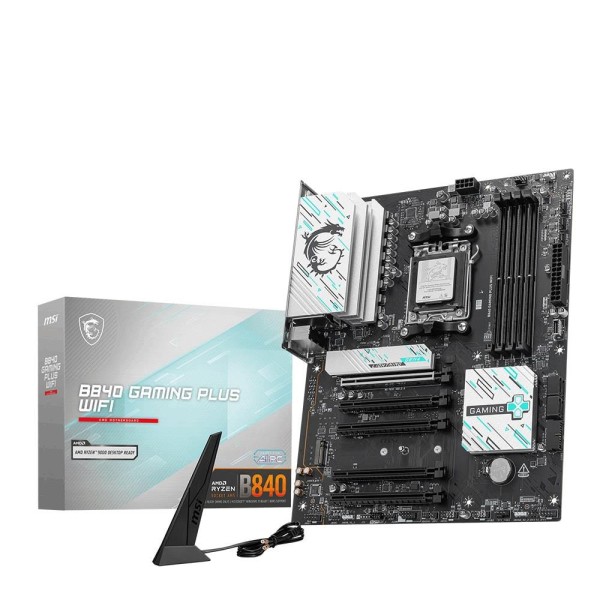 Msı B840 Gaming Plus Wifi 8000MHz (OC) DDR5 Soket AM5 M.2 HDMI ATX Anakart Msı B840 Gaming Plus Wifi 8000MHz (OC) DDR5 Soket AM5 M.2 HDMI ATX Anakart