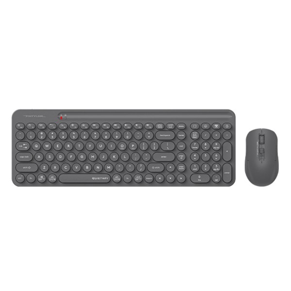 A4 Tech FG3300 Air2 2.4G Gri Q Klavye Fn-Mm Klv+Optik Mouse Sessiz Kablosuz Set A4 Tech FG3300 Air2 2.4G Gri Q Klavye Fn-Mm Klv+Optik Mouse Sessiz Kablosuz Set